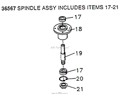 36&quot; CUTTER DECK FIGURE 9A POS-A-DRIVE MID-SIZE (Part 2)