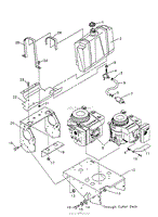 ENGINE &amp; GAS TANK POS-A-DRIVE MID-SIZE FIGURE 1A