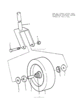 8&quot; HARD CASTER WHEEL