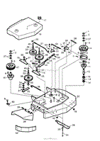 36&quot; CUTTER DECK VARIABLE SPEED MID-SIZE FIGURE 8A (PART 1)