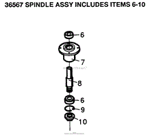 48&quot; CUTTER DECK VARIABLE SPEED MID-SIZE FIGURE 7A (PART 2)