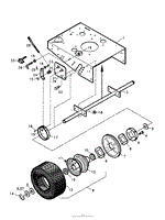 DRIVE WHEEL &amp; BRAKES VARIABLE SPEED MID-SIZE FIGURE 3A (PART 1)