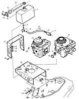 ENGINE &amp; GAS TANK VARIABLE SPEED MID-SIZE FIGURE 1A