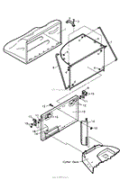 OPTIONAL GRASS CATCHER: 970024 VARIABLE SPEED MID-SIZE FIGURE 15A