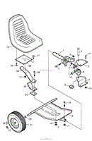 OPTIONAL RIDING SULKY: RS-48SR VARIABLE SPEED MID-SIZE FIGURE 18A