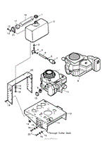 ENGINE &amp; FUEL TANK HYDRO MIDSIZE