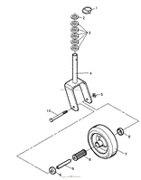 OPTIONAL 8&quot; CASTER WHEEL HYDRO MIDSIZE