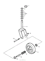 OPTIONAL 8&quot; CASTER WHEEL FIGURE 16A