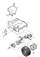 RECOIL START WHEELS &amp; BRAKES FIGURE 6A