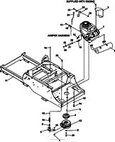 FRAME-ENGINE/CLUTCH ASSY