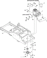 FRAME-ENGINE/CLUTCH ASSY