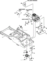 FRAME-ENGINE/CLUTCH ASSY