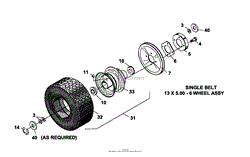 Drive Wheel &amp; Brakes - Single Belt (Part 2)