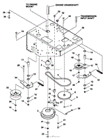 Lower Engine Deck Assy / Clutch