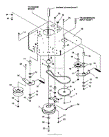 Lower Engine Deck Assy/Clutch