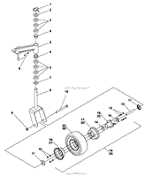 Caster Assy - Fixed Decks