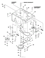 Lower Engine Deck Assy/Clutch