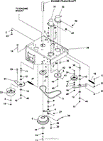 LOWER ENGINE DECK ASSY/CLUTCH