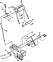 PARKING BRAKE/DOCUMENT TUBE