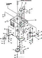 LOWER ENGINE DECK ASSY/CLUTCH