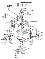 LOWER ENGINE DECK ASSY/CLUTCH