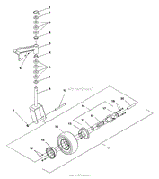 Caster Assy - Fixed Decks