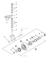 Caster Assy - Fixed Decks