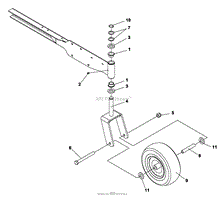 Caster Assy - Floating Decks