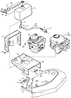 FIG. 1 ENGINE &amp; GAS TANK