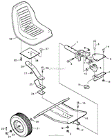 FIG. 10 OPT. RIDING SULKY RS-48SR