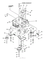 Lower Engine Deck Assy/Clutch