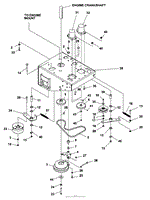 LOWER ENGINE DECK ASSY/CLUTCH