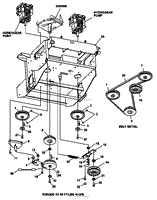 LOWER ENGINE DECK ASSY/CLUTCH