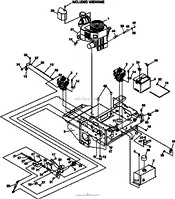 GENERAC-UPPER ENGINE DECK ASSY