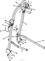 OPTIONAL FOLDING ROPS KIT (970410)