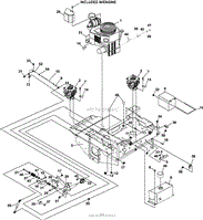 GENERAC-UPPER ENGINE DECK ASSY