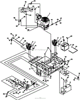 KAWASAKI DFI-UPPER ENGINE DECK ASSY