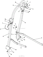 OPTIONAL FOLDING ROPS KIT (970410)