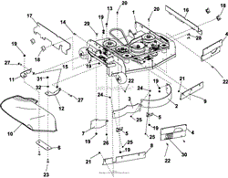 CHUTE, BAFFLES &amp; EDGES ASSY