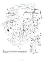 SEAT, TOP COVER &amp; FUEL SYSTEM, T-18B &amp; T-24N