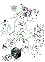 UPPER ENGINE DECK ASSEMBLY (943104) FIGURE 3A 3100 SERIES