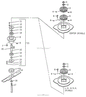 FIGURE 4A BLADES &amp; PULLEYS ASSY