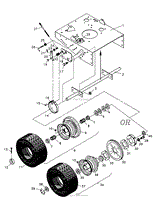 DRIVE WHEEL &amp; BRAKES (32&quot; &amp; CLASSICS) VARIABLE SPEED MIDSIZE