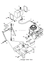 ENGINE &amp; GAS TANK (CLASSIC MODELS) VARIABLE SPEED MID-SIZE