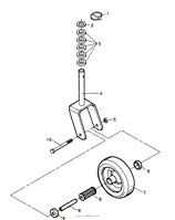 OPTIONAL 8&quot; SEMI PNUEMATIC CASTERS