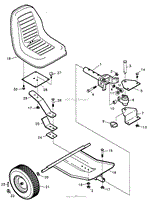 OPTIONAL RIDING SULKY:RS-48SR