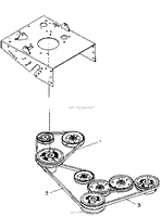 BELT CONFIGURATION 36&quot; VAR SPEED, VERSADECK MIDSIZE, FIGURE 16A