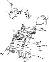 BUMPER, FUEL VALVE &amp; COVER PLATE