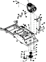 FRAME-ENGINE/CLUTCH ASSY