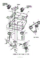 LOWER ENGINE DECK ASSY/CLUTCH